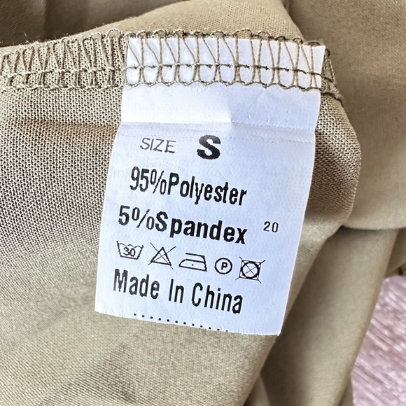 🛍️ 95% polyester 5% spandex green sleeveless dress. New no tag. - Picture 3 of 7